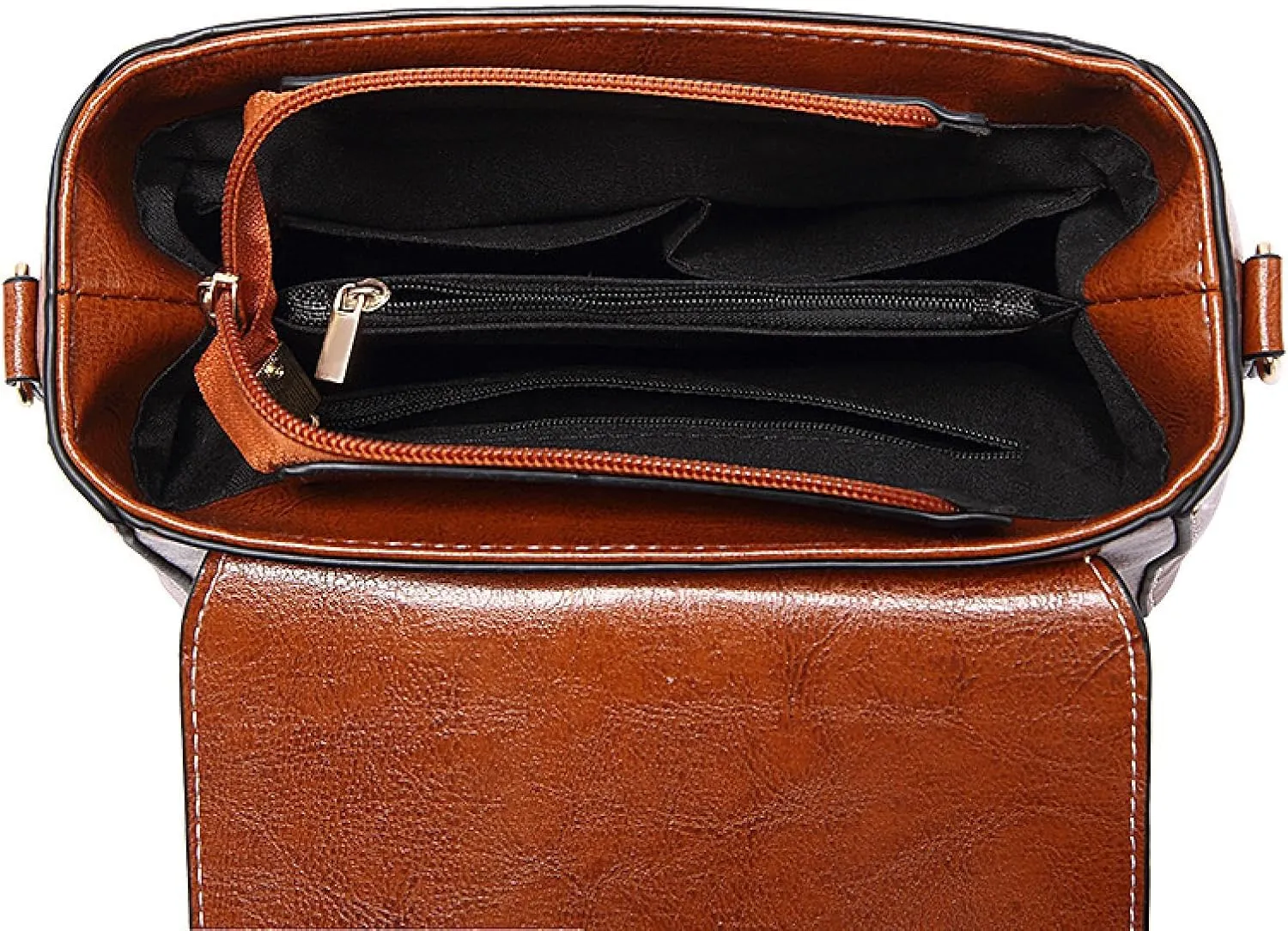 Crossbody Bag, Women's Handbag, Shoulder Bag, Oily Wax Leather Women's Bag