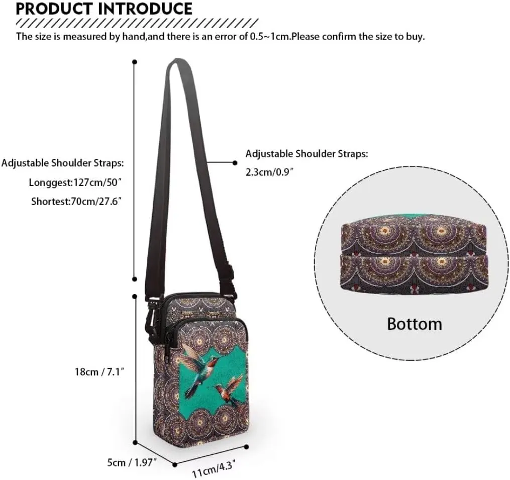 Crossbody Bags for Women Small Cell Phone Purse Shoulder Bag with Adjustable Strap Slant Sling Bag