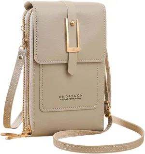 Crossbody Bags for Women, Small Touchscreen Purse, Trendy Shoulder Wallet with Card Slots