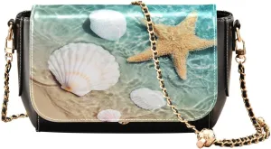 Crossbody Bags for Women Trendy Women's Black Shoulder Bag Small PU Leather Flap Cross Body Bag Handbags