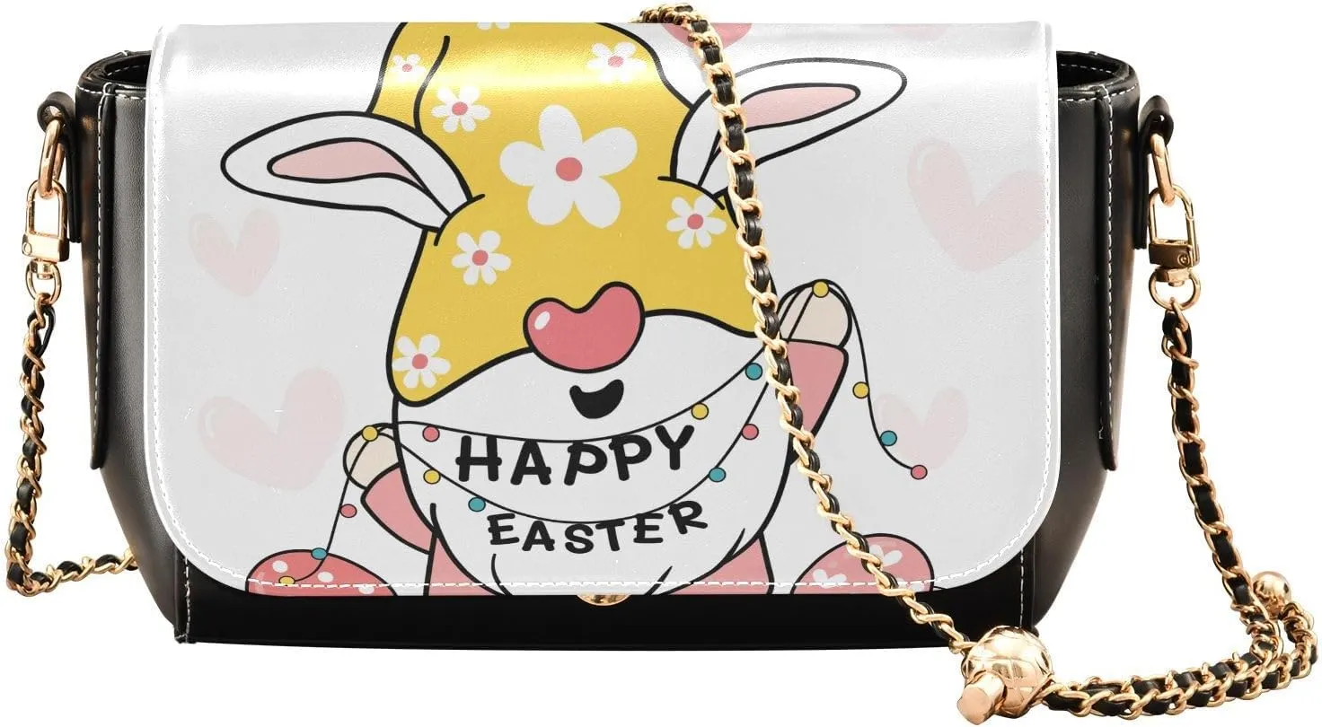 Crossbody Bags for Women Trendy Women's Black Shoulder Bag Small PU Leather Flap Cross Body Bag Handbags