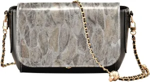Crossbody Bags for Women Trendy Women's Black Shoulder Bag Small PU Leather Flap Cross Body Bag Handbags