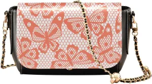 Crossbody Bags for Women Trendy Women's Black Shoulder Bag Small PU Leather Flap Cross Body Bag Handbags