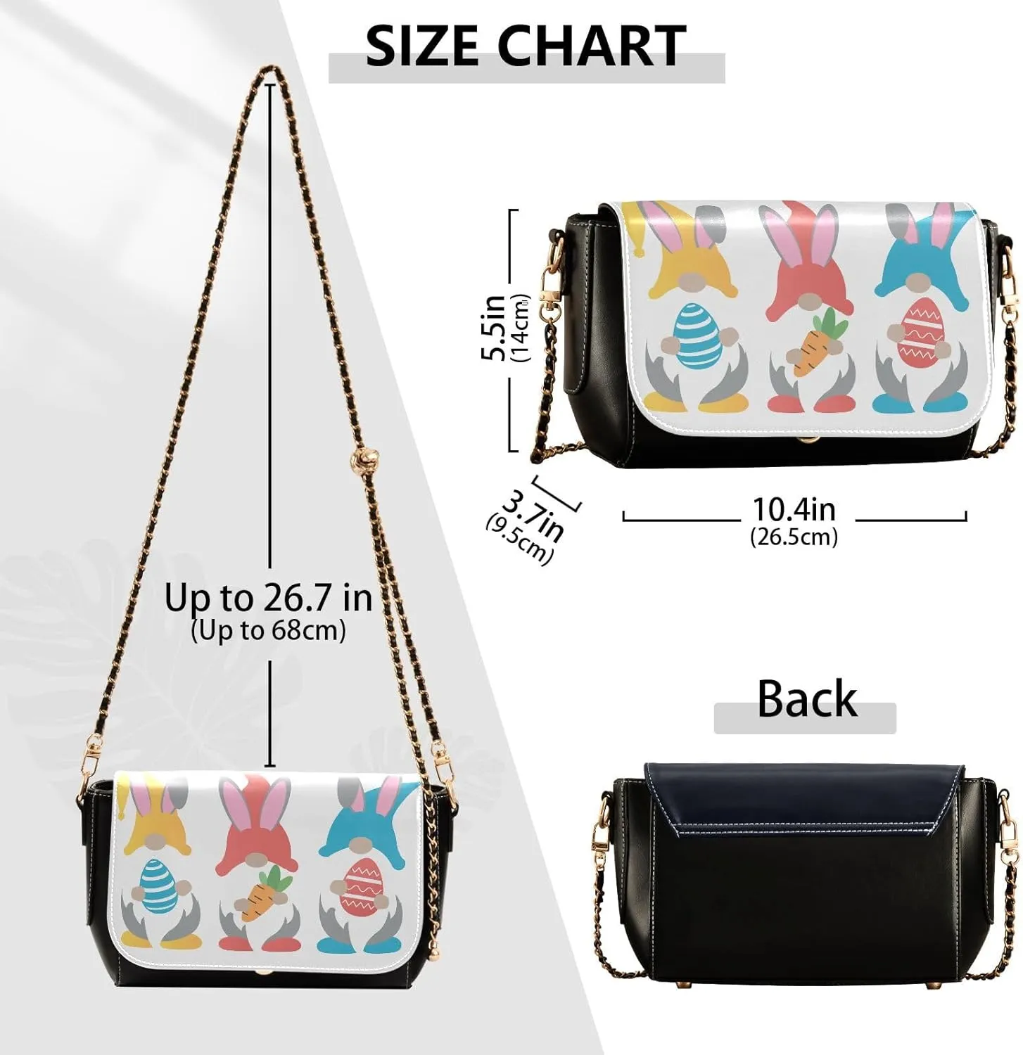 Crossbody Bags for Women Trendy Women's Black Shoulder Bag Small PU Leather Flap Cross Body Bag Handbags