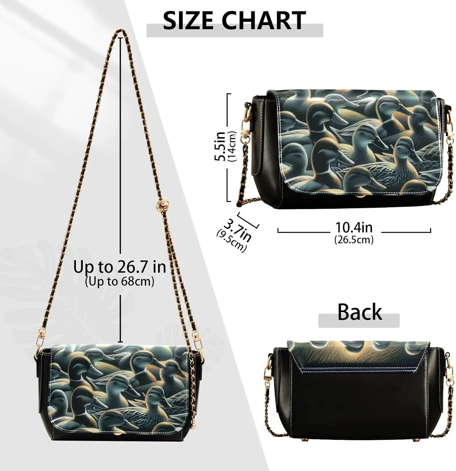 Crossbody Bags for Women Trendy Women's Black Shoulder Bag Small PU Leather Flap Cross Body Bag Handbags