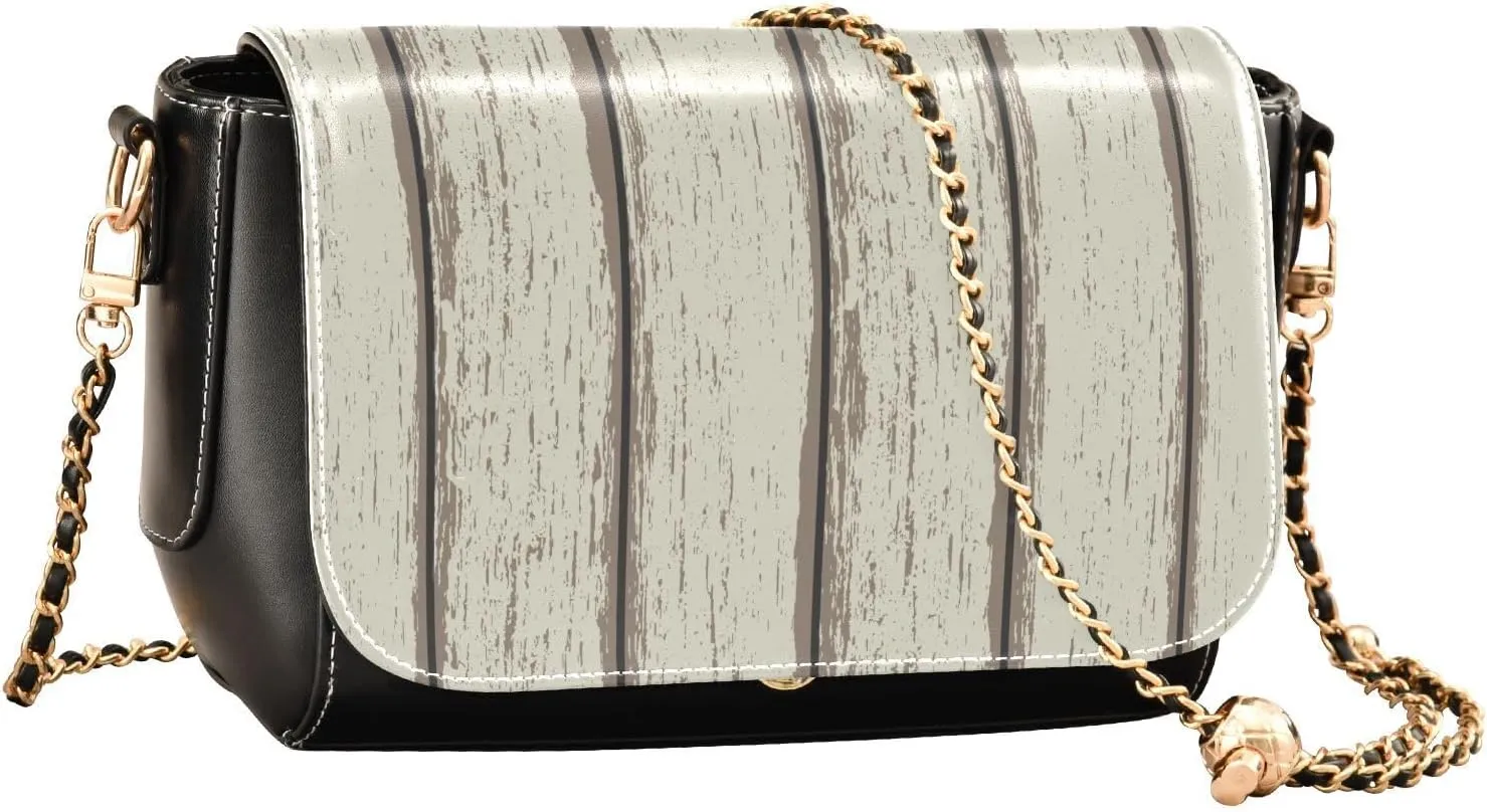 Crossbody Bags for Women Trendy Women's Black Shoulder Bag Small PU Leather Flap Cross Body Bag Handbags