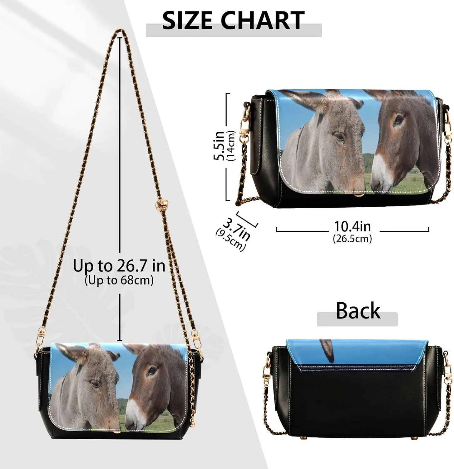 Crossbody Bags for Women Trendy Women's Black Shoulder Bag Small PU Leather Flap Cross Body Bag Handbags