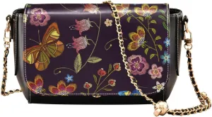 Crossbody Bags for Women Trendy Women's Black Shoulder Bag Small PU Leather Flap Cross Body Bag Handbags
