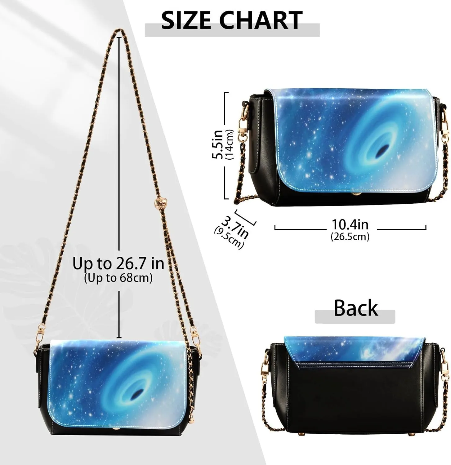 Crossbody Bags for Women Trendy Women's Black Shoulder Bag Small PU Leather Flap Cross Body Bag Handbags