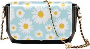 Crossbody Bags for Women Trendy Women's Black Shoulder Bag Small PU Leather Flap Cross Body Bag Handbags
