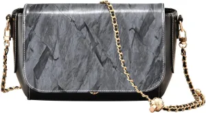 Crossbody Bags for Women Trendy Women's Black Shoulder Bag Small PU Leather Flap Cross Body Bag Handbags