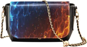 Crossbody Bags for Women Trendy Women's Black Shoulder Bag Small PU Leather Flap Cross Body Bag Handbags