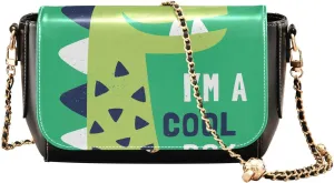 Crossbody Bags for Women Trendy Women's Black Shoulder Bag Small PU Leather Flap Cross Body Bag Handbags