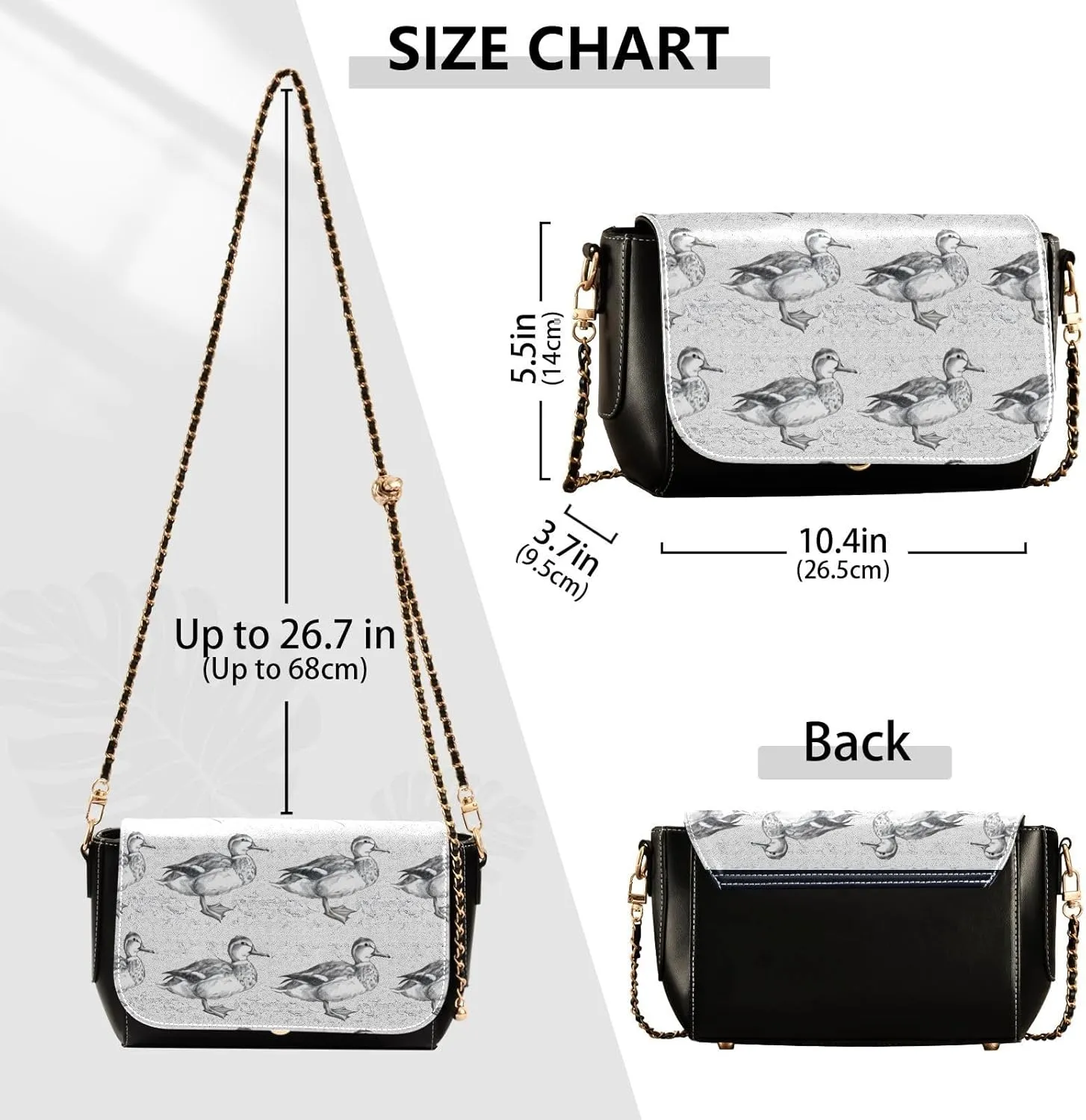 Crossbody Bags for Women Trendy Women's Black Shoulder Bag Small PU Leather Flap Cross Body Bag Handbags