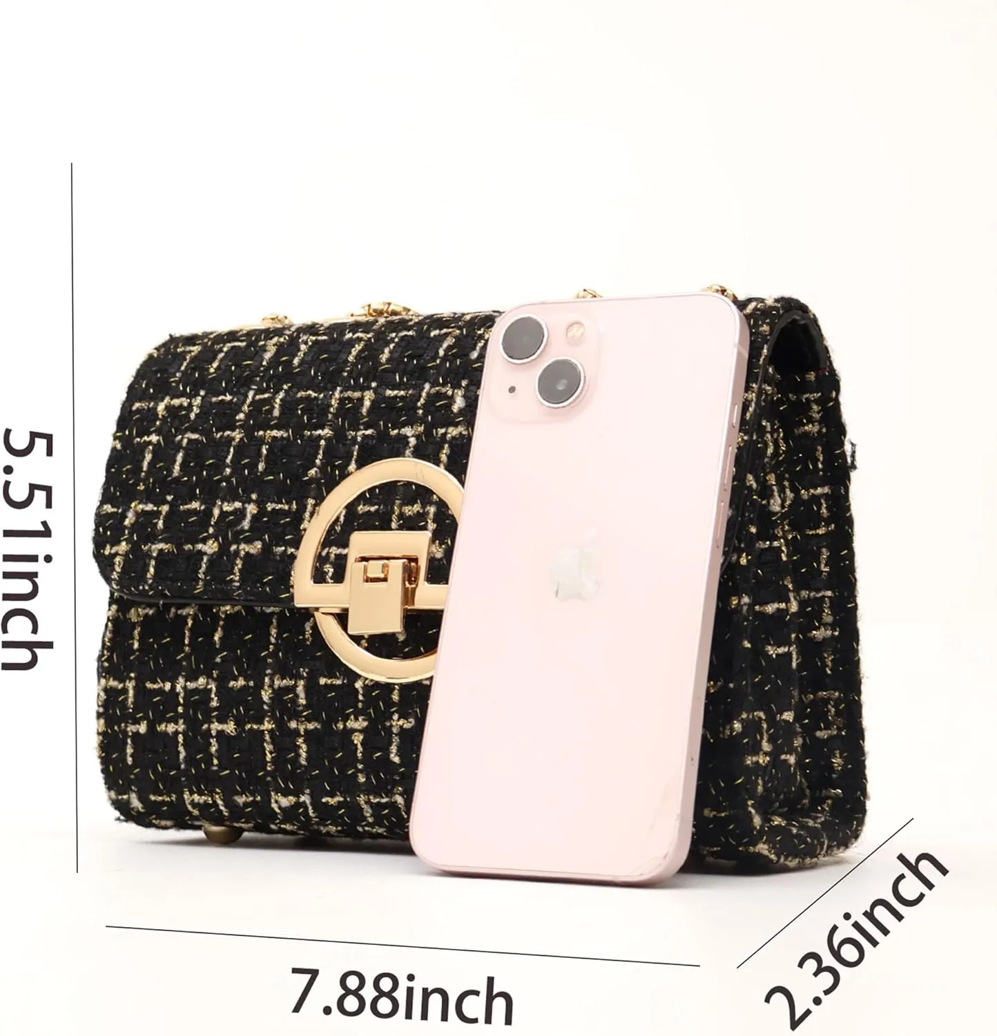 Crossbody Purses for Women Leather Small Cross Body Bags Cute Designer Handbags Chain Ladies Shoulder Bags Clutch