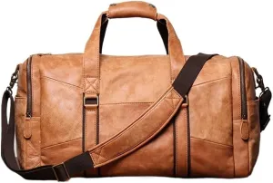 CSCDD Fashion Retro Travel Bag Men's Handbag Large Capacity Luggage Bag Computer Bag Messenger Bag