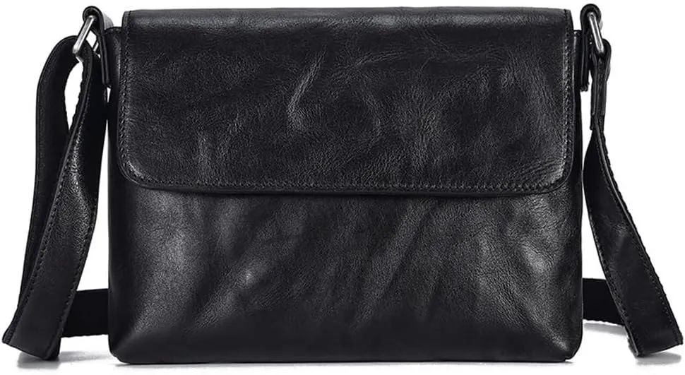 CSCDD Small Body Bag Single Shoulder Leather Bag Crossbody Backpack Men's Crossbody Bag