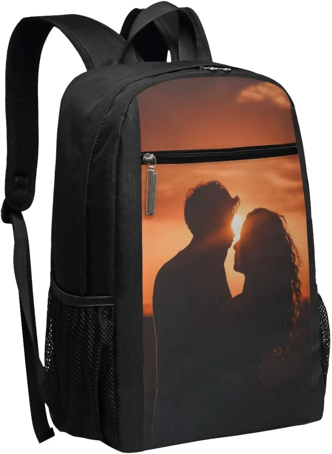 Custom Backpack for Men Women Personalized Laptop Backpack Design Your Photo Name Logo Customize Large-capacity Backpack for Work Camping Travel 17in