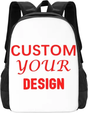 Custom Backpack Personalized Backpack Large Capacity Shoulder Add Your Own Name Travel Backpack