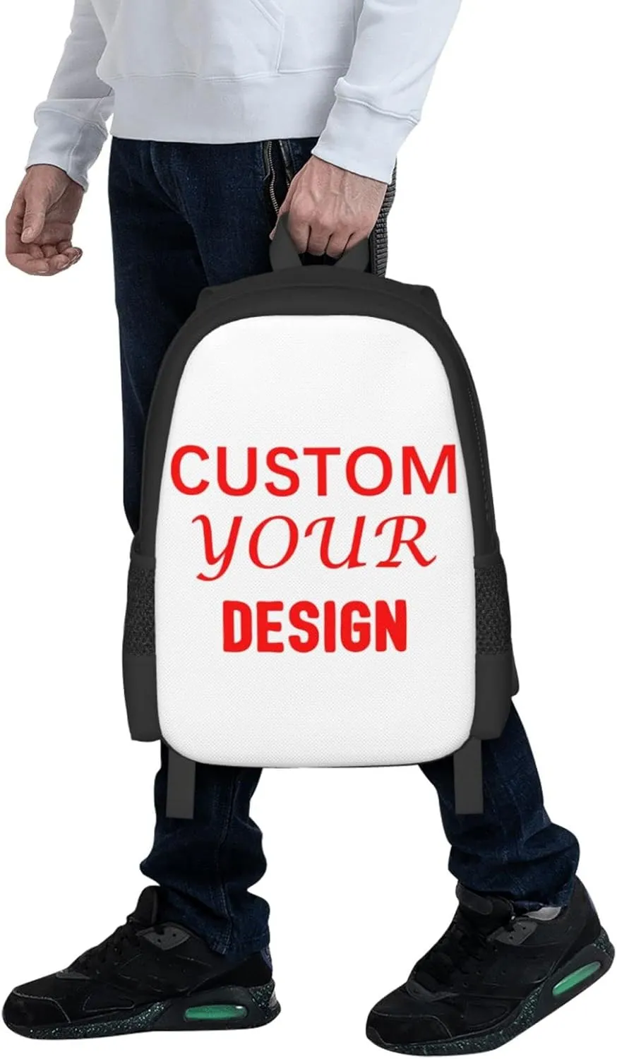 Custom Backpack Personalized Backpack Large Capacity Shoulder Add Your Own Name Travel Backpack