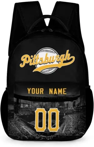 Custom Baseball Backpacks City Team Court Schoolbags Personalized Name Number Travel Camp Children Bag Fans Gift