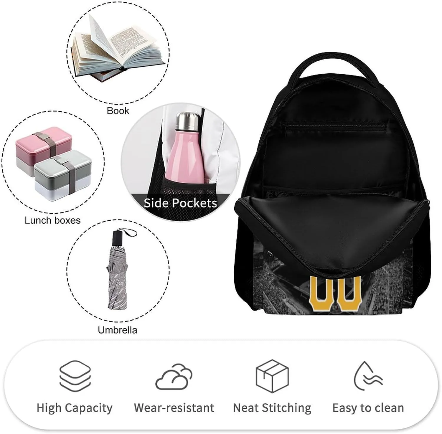 Custom Baseball Backpacks City Team Court Schoolbags Personalized Name Number Travel Camp Children Bag Fans Gift
