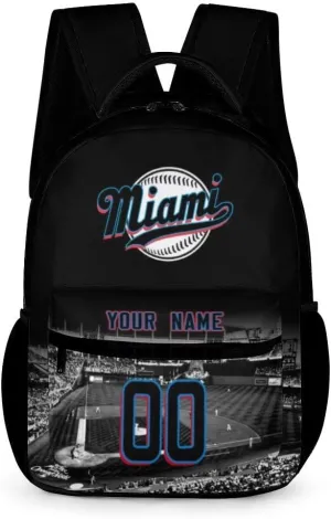 Custom Baseball Backpacks City Team Court Schoolbags Personalized Name Number Travel Camp Children Bag Fans Gift