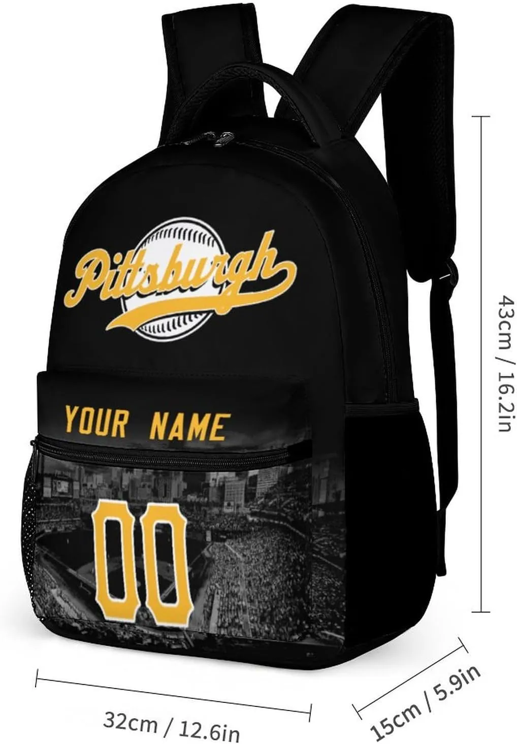 Custom Baseball Backpacks City Team Court Schoolbags Personalized Name Number Travel Camp Children Bag Fans Gift