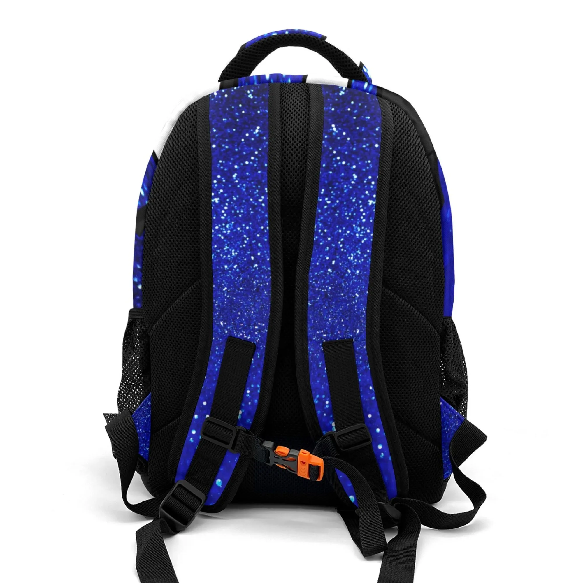 Custom Blue Cheer Backpack Personalized Colorful Student's Backpacks for Girl and Boy Gift