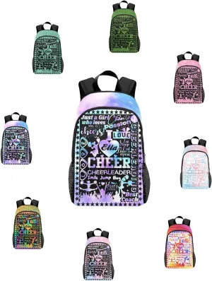 Custom Cheer Coach Starry School Backpack Multipurpose Casual Bag Personalized with Name Waterproof Sport Daypack Travel Man Woman Bags