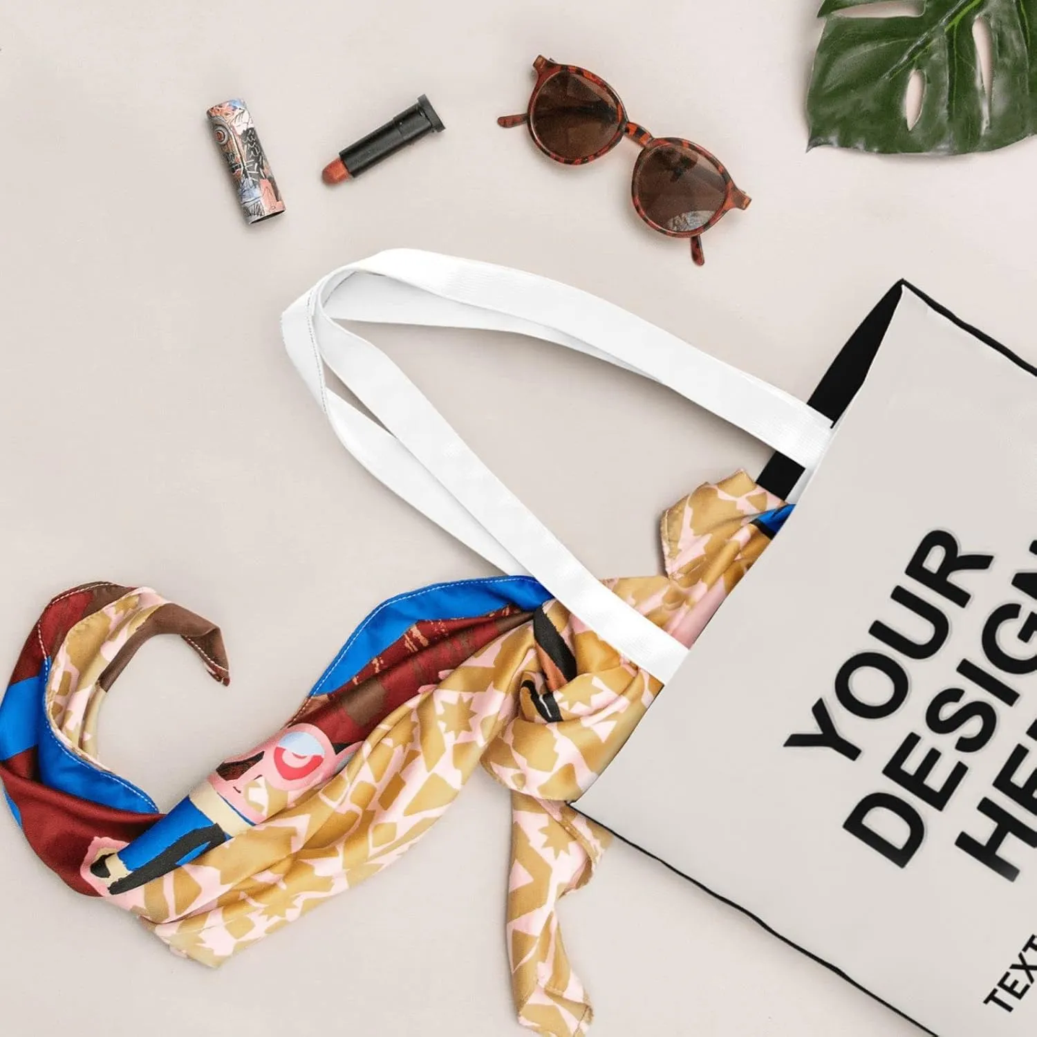 Custom Tote Bag Design Your Own Text/Photo/Logo Printed, Personalized Shoulder Handbag Large Capacity for Men/Women