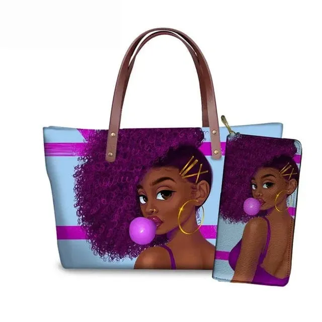 Customized Printed Handbag Set