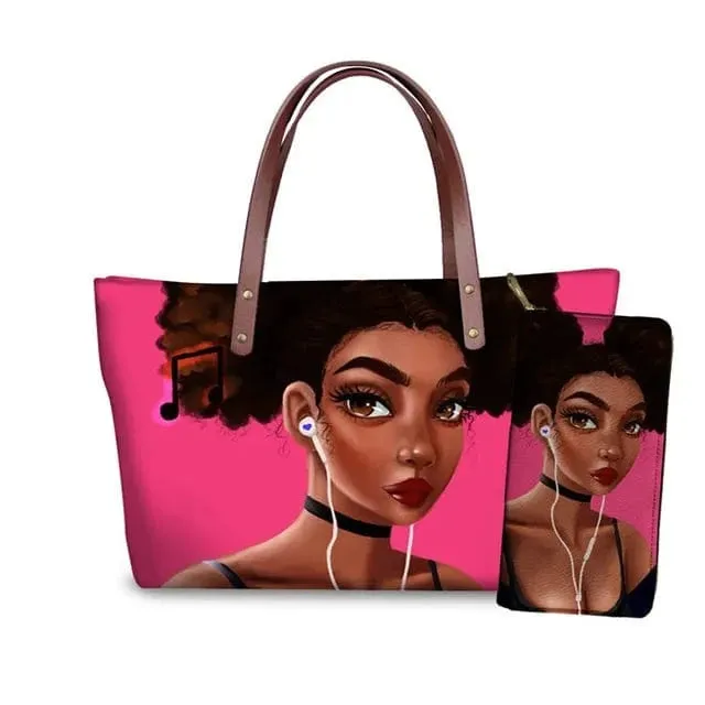 Customized Printed Handbag Set