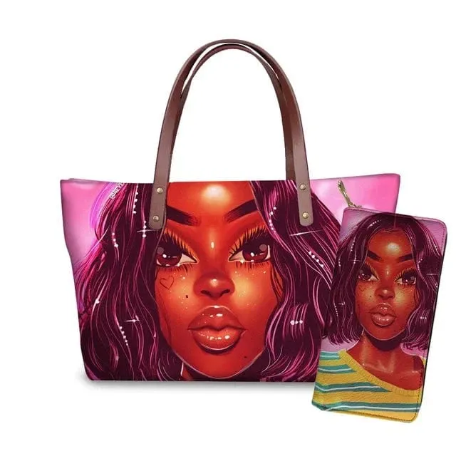 Customized Printed Handbag Set