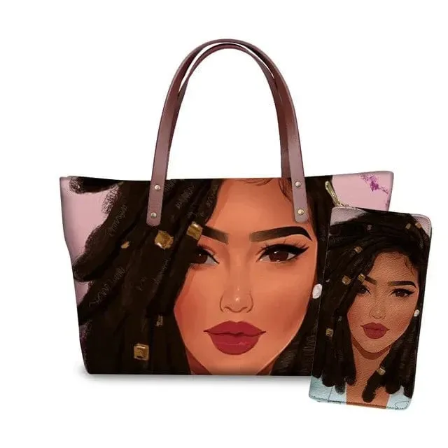 Customized Printed Handbag Set