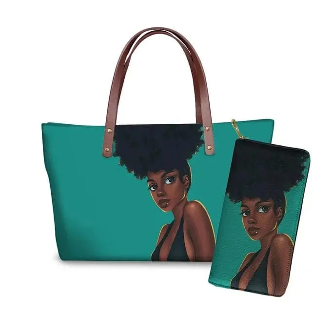 Customized Printed Handbag Set