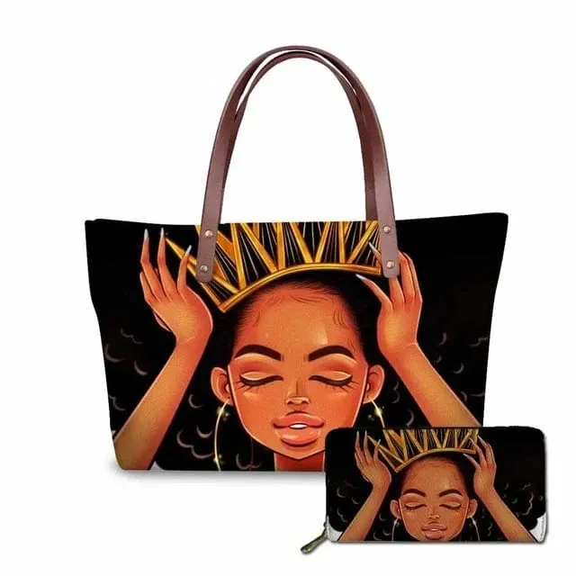 Customized Printed Handbag Set