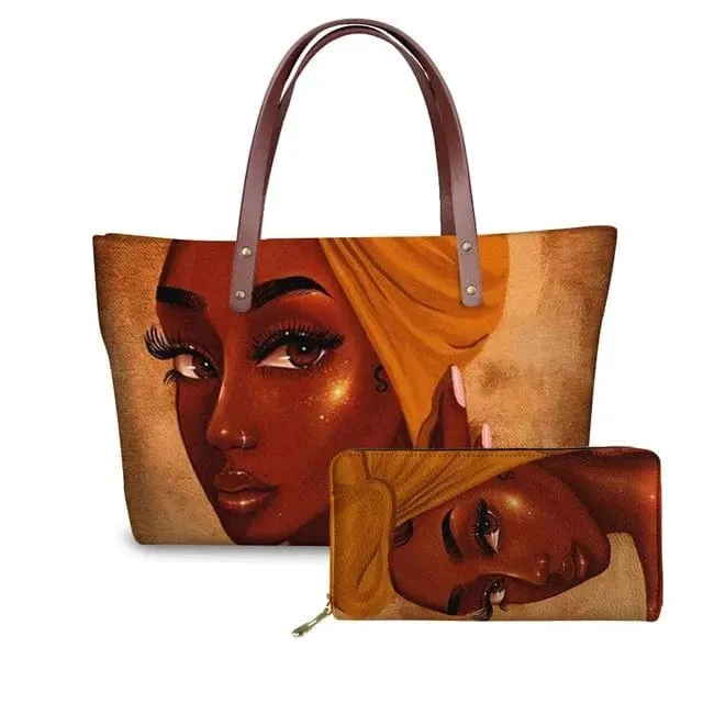 Customized Printed Handbag Set