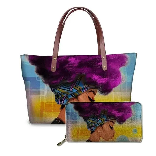 Customized Printed Handbag Set