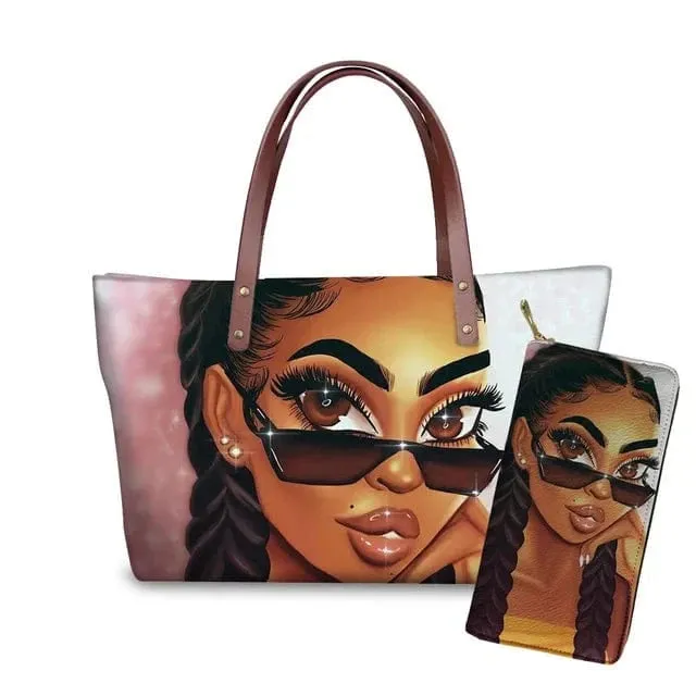 Customized Printed Handbag Set