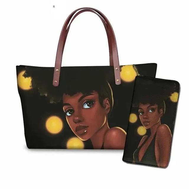 Customized Printed Handbag Set
