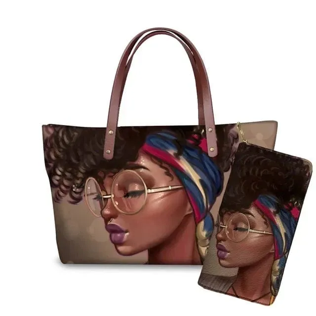 Customized Printed Handbag Set