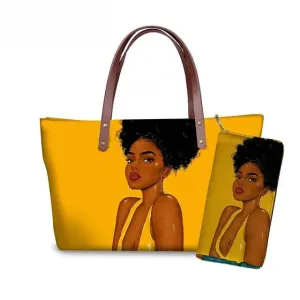 Customized Printed Handbag Set