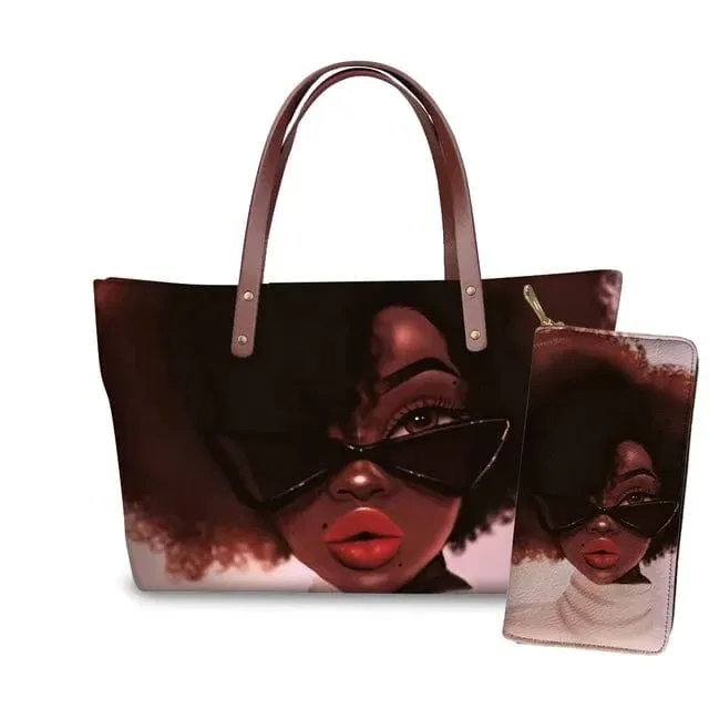Customized Printed Handbag Set