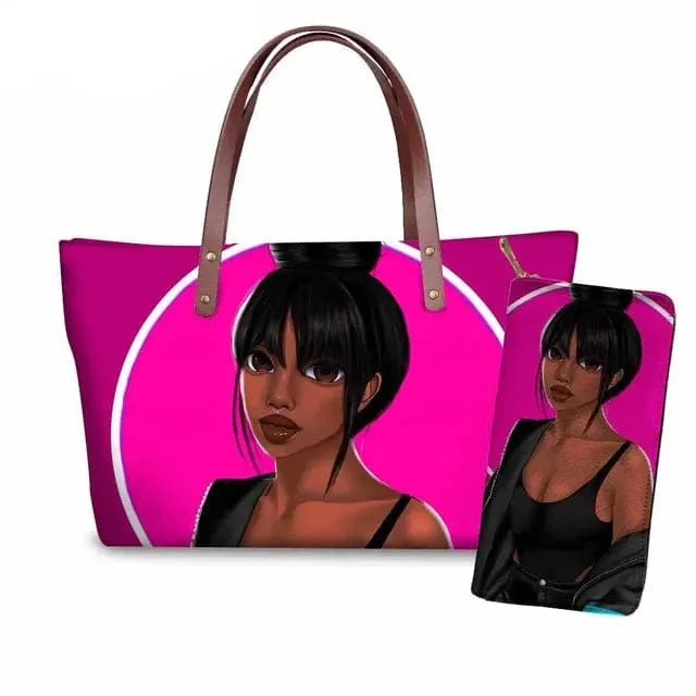 Customized Printed Handbag Set