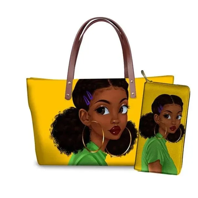 Customized Printed Handbag Set