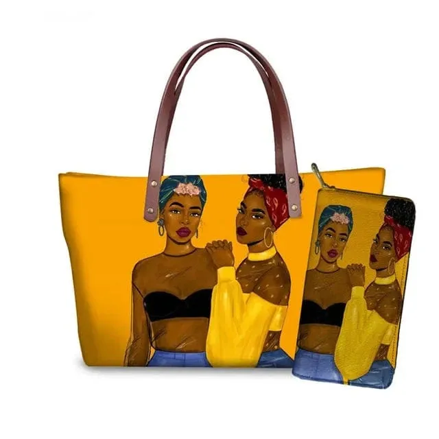 Customized Printed Handbag Set