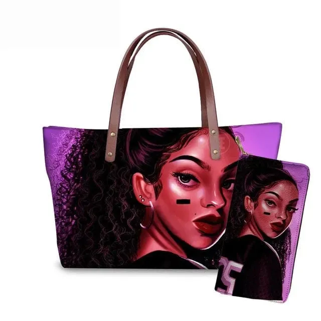 Customized Printed Handbag Set