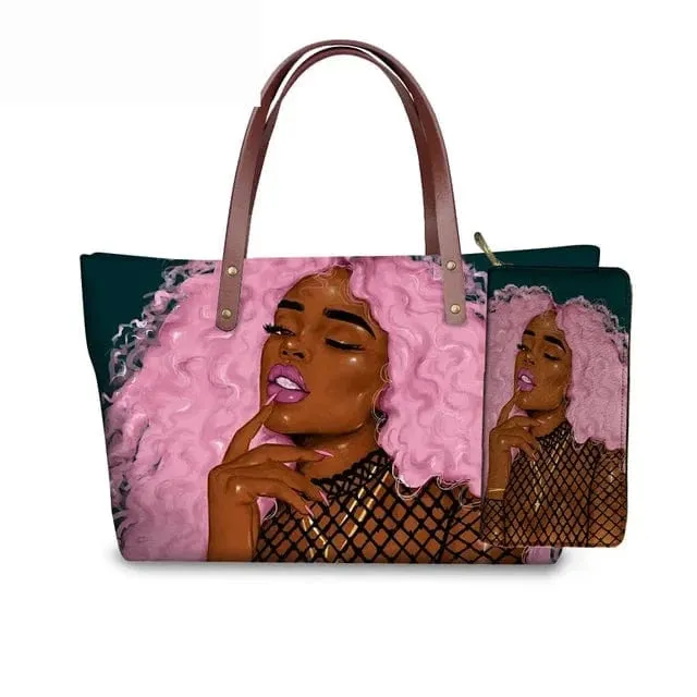 Customized Printed Handbag Set