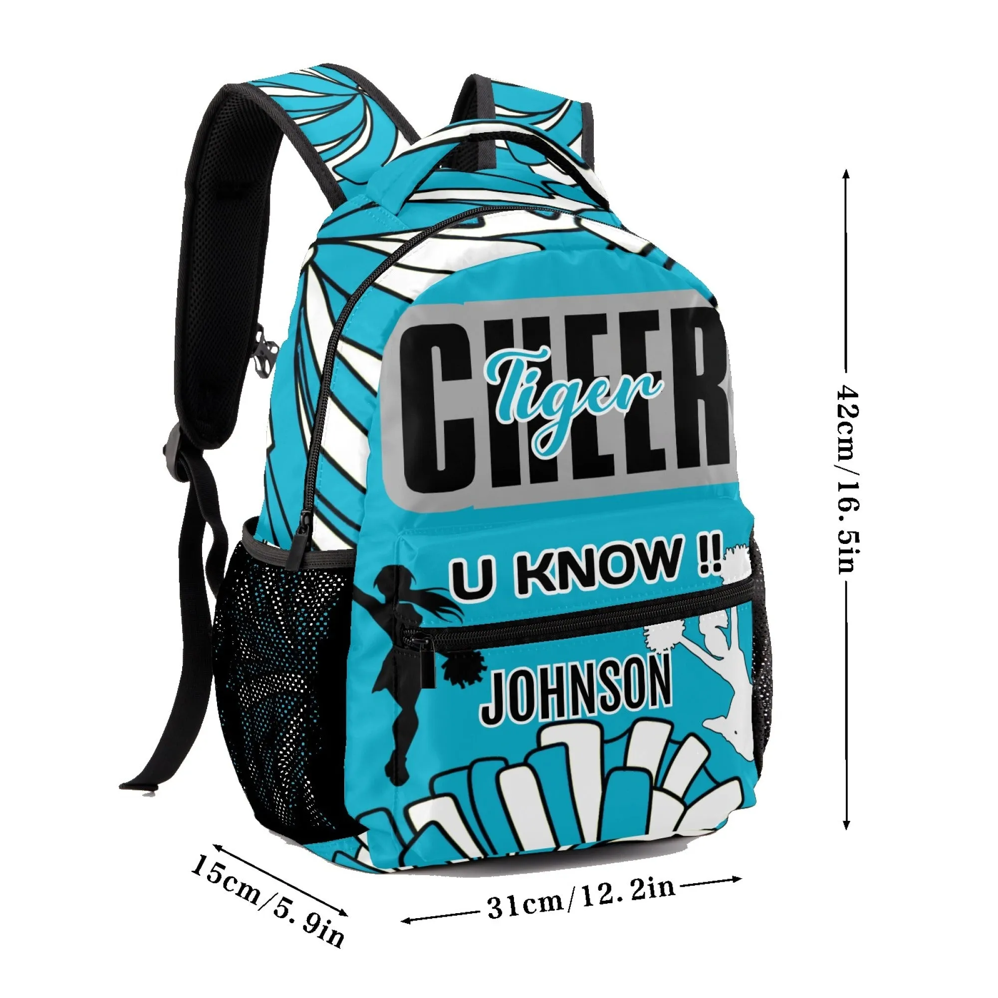 Customized Team Name Cheer Backpack Personalized Student or Children Play Diy Fashion Backpacks